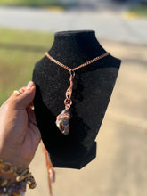 Load image into Gallery viewer, Rhodonite Copper Wrapped Charm
