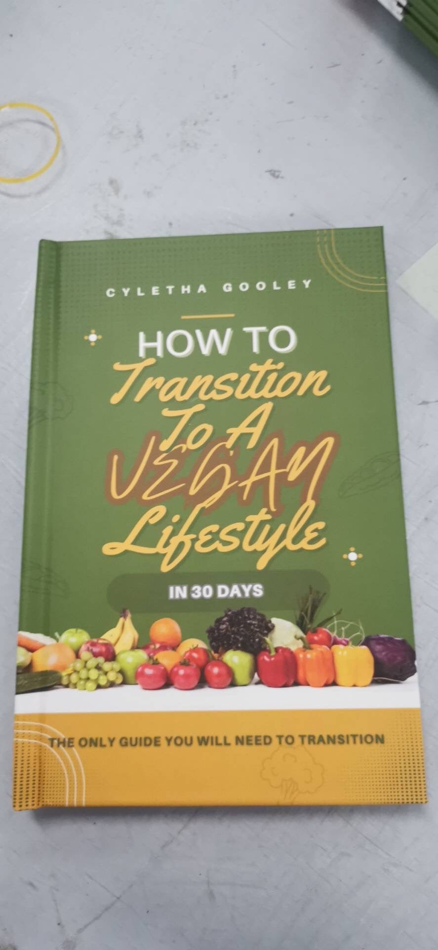 How To Transition To A Vegan Lifestyle in 30 Days (HardCopy)PRE-ORDER
